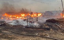 Rusiyada 57 ev yandı: Ölən var - VİDEO