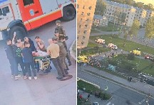 Rusiyada hərbi akademiyada partlayış: Yaralananlar var - VİDEO